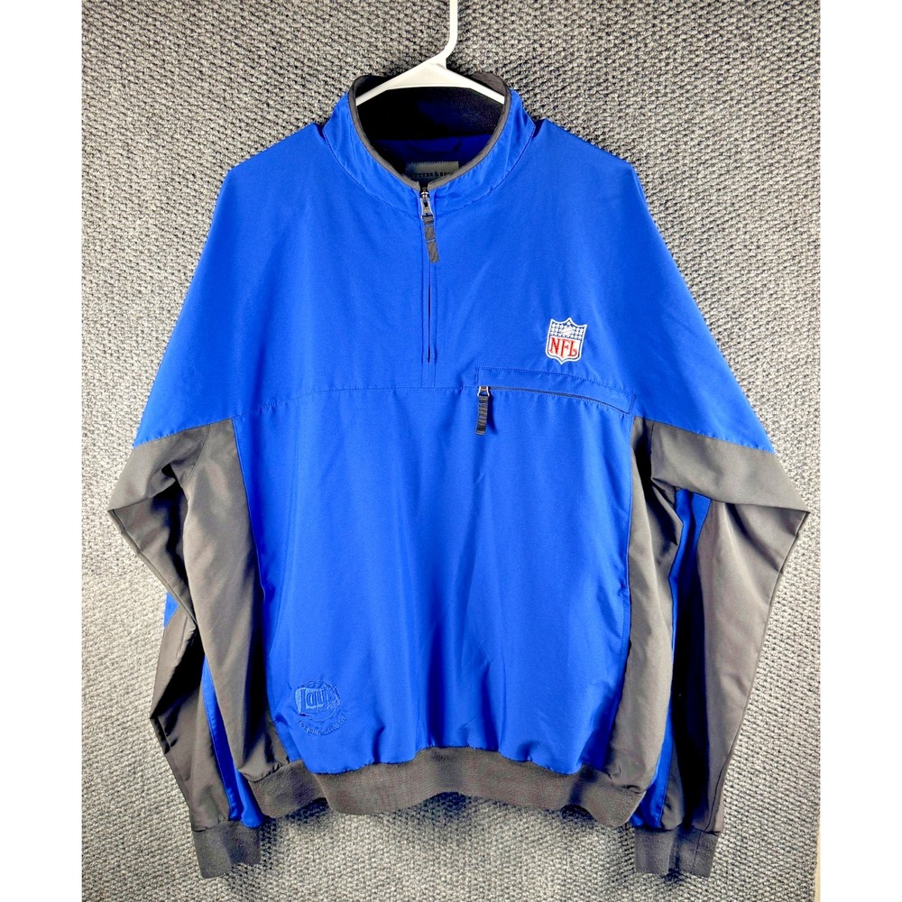 VTG Cutter & Buck NFL Lay's Promo Jacket Blue Mens XL Embroidered Logo 90s 2000s